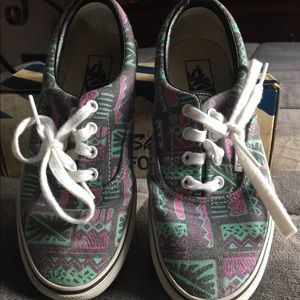 Aztec Pattern Vans